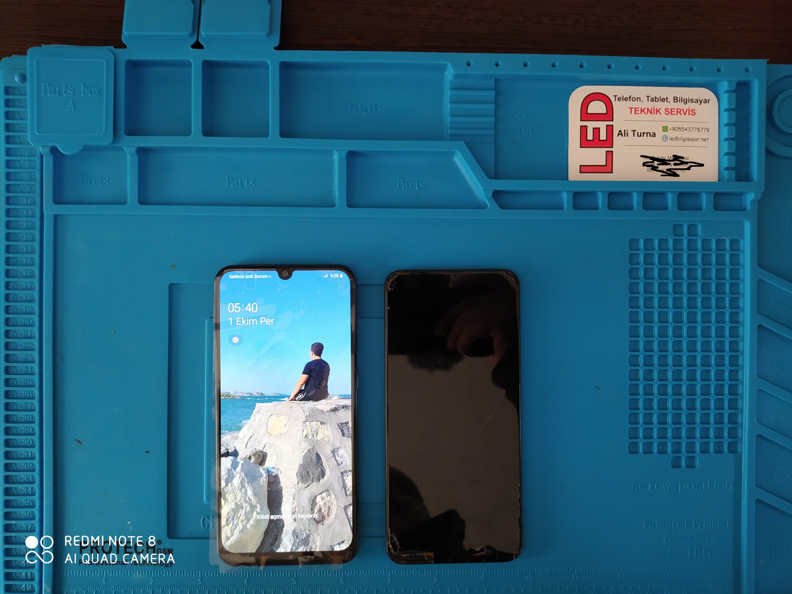 Samsung A50 ekran değişimi, screen replacment